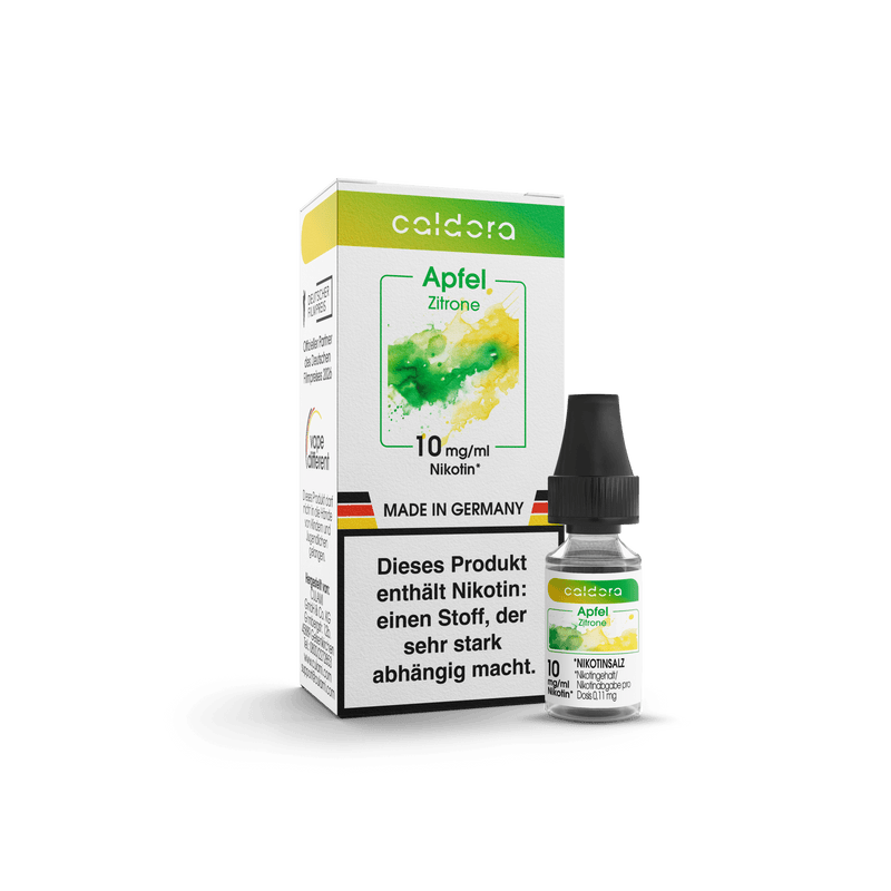 Caldora Apfel Zitrone Liquid 10 ml, 10 mg/ml