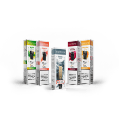 Caldora Frucht Starter Set mit vier Pod-Sorten und Basis Gerät