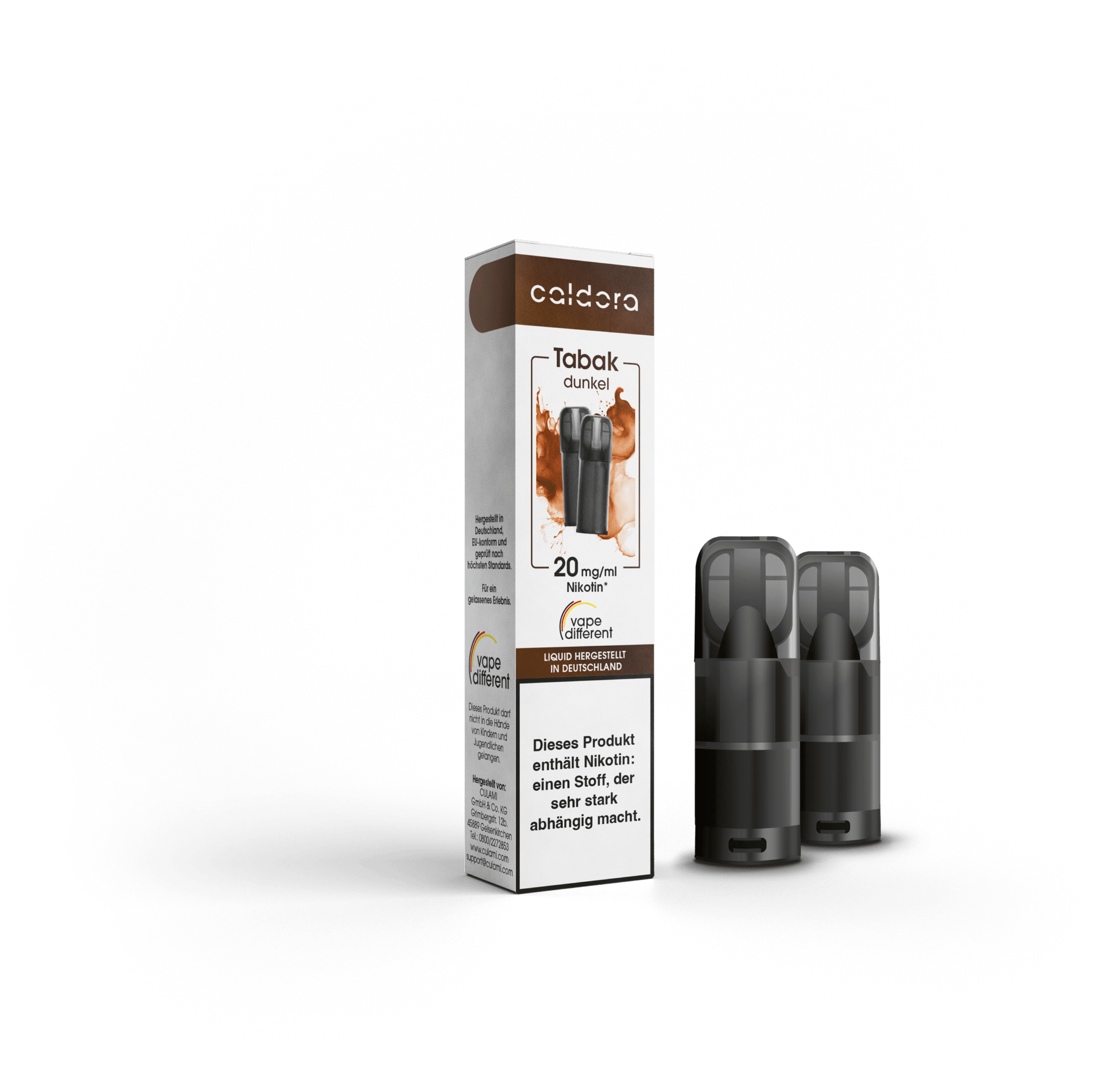 Tabak dunkel (2 Pods) - Culami - Caldora