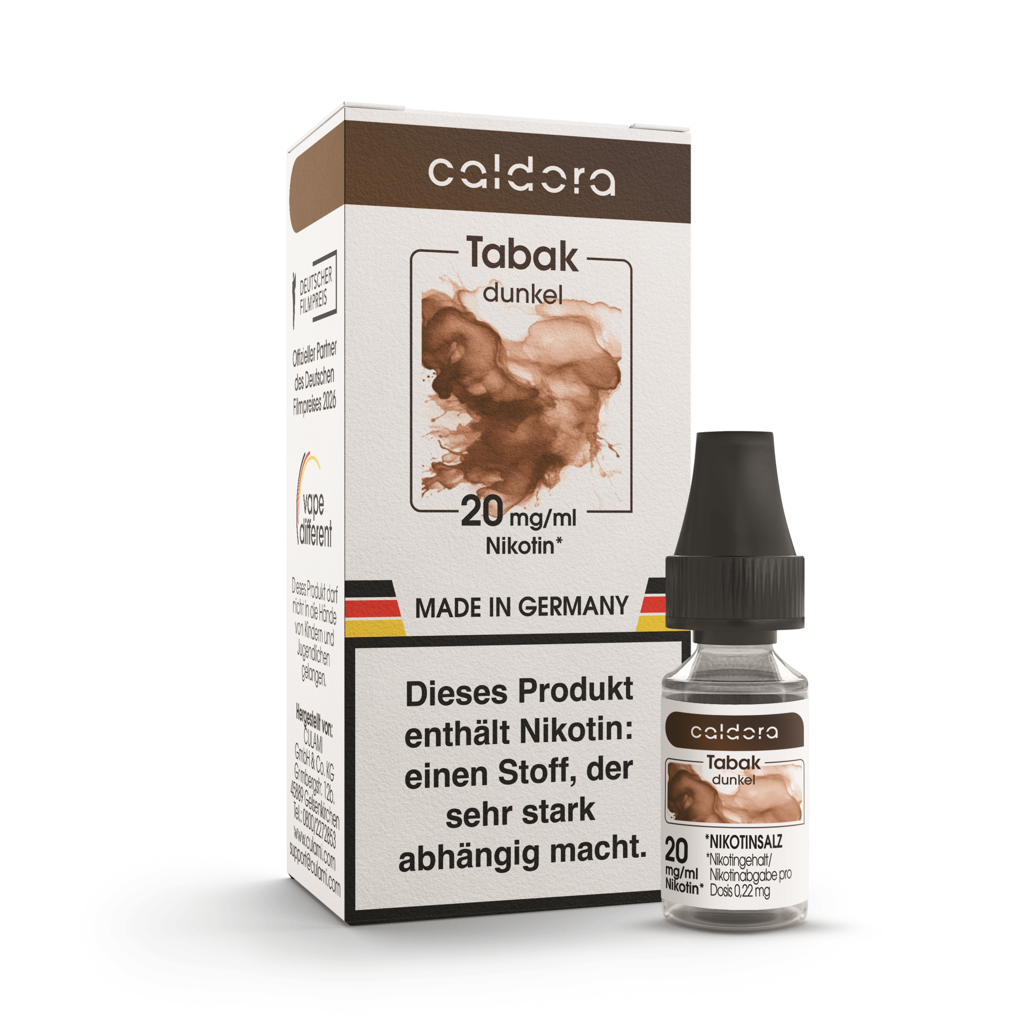 Tabak dunkel (Liquid 20mg) - Culami - Caldora