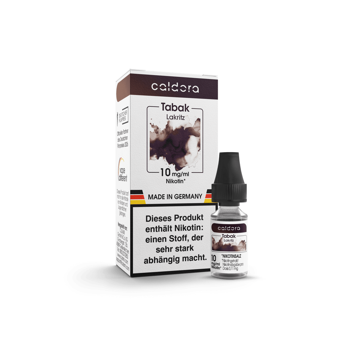 Tabak Lakritz (Liquid 10mg) - Culami - Caldora