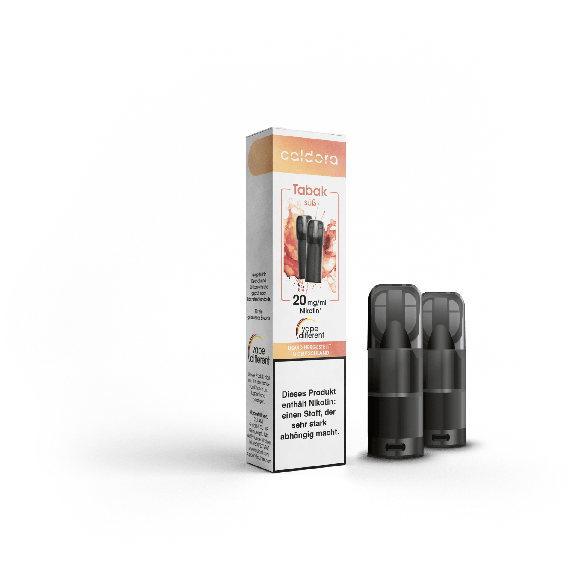 Tabak süß (2 Pods) - Culami - Caldora